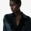 Sweter z weluru z kołnierzem Polo z kolekcji Runway Sweter z weluru z kołnierzem Polo z kolekcji Runway