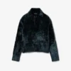 Sweter z weluru z kołnierzem Polo z kolekcji Runway Sweter z weluru z kołnierzem Polo z kolekcji Runway
