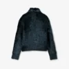 Sweter z weluru z kołnierzem Polo z kolekcji Runway Sweter z weluru z kołnierzem Polo z kolekcji Runway