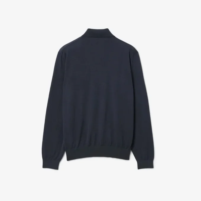 Sweter z wełny merynosowej z kołnierzem Polo z kolekcji Runway