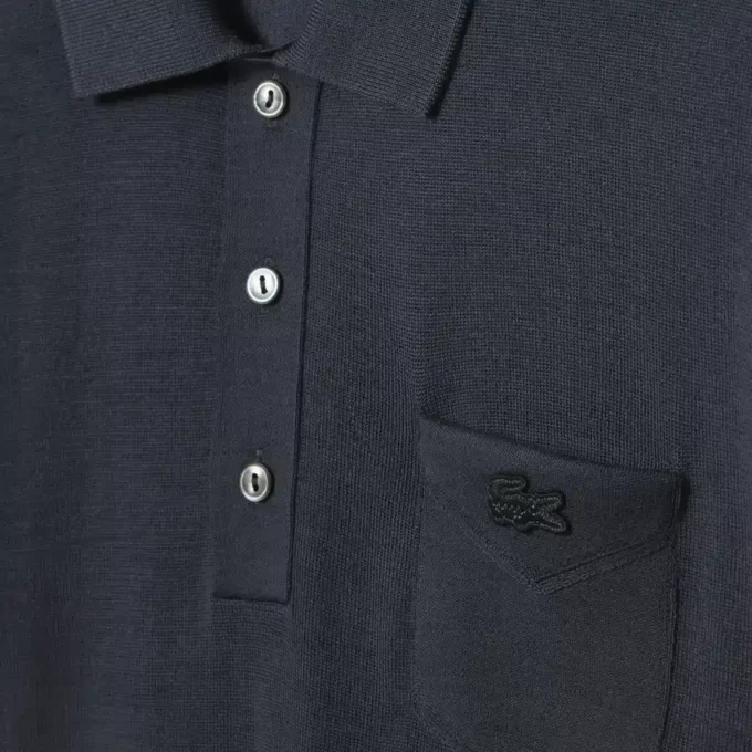Sweter z wełny merynosowej z kołnierzem Polo z kolekcji Runway