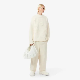 Sweter z wełny z haftowaną naszywką z kolekcji Runway Sweter z wełny z haftowaną naszywką z kolekcji Runway