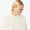 Sweter z wełny z haftowaną naszywką z kolekcji Runway