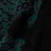 Sweter z wzorem krokodyla w stylu z wybiegu