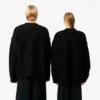 Sweter z wzorem krokodyla w stylu z wybiegu