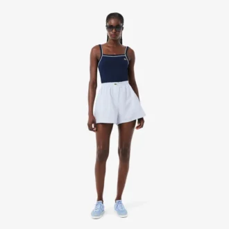 Szorty oversize z mieszanki lnu The Blend