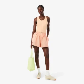 Szorty oversize z mieszanki lnu The Blend