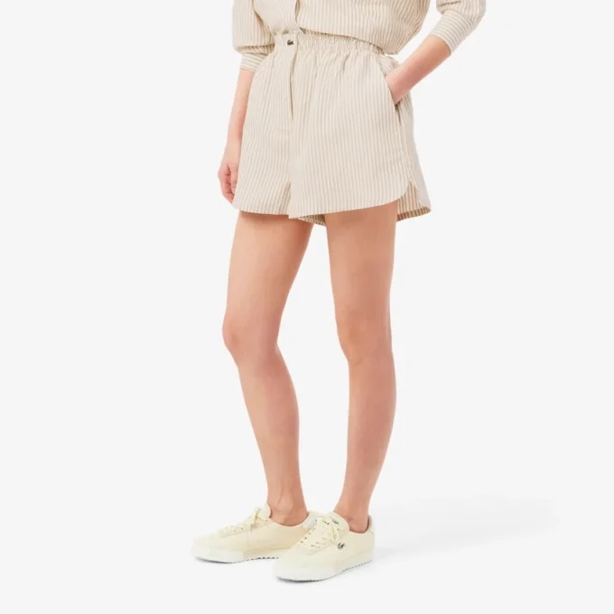Szorty oversize z mieszanki lnu The Blend Szorty oversize z mieszanki lnu The Blend