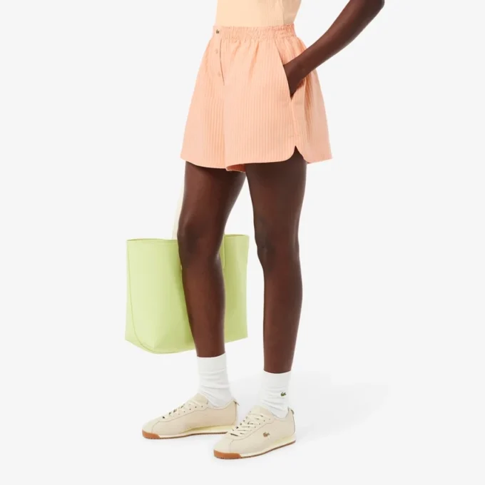 Szorty oversize z mieszanki lnu The Blend Szorty oversize z mieszanki lnu The Blend