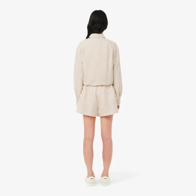 Szorty oversize z mieszanki lnu The Blend Szorty oversize z mieszanki lnu The Blend