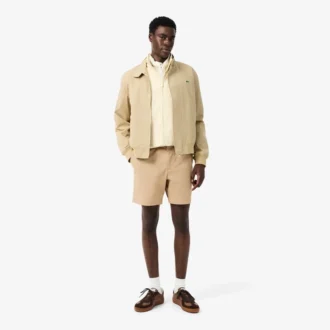 Szorty z elastycznej bawełny o regularnym kroju