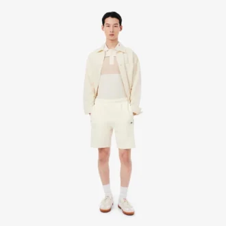 Szorty z polaru o regularnym kroju w stylu colorblock Szorty z polaru o regularnym kroju w stylu colorblock
