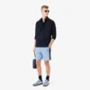 Szorty z polaru o regularnym kroju w stylu colorblock Szorty z polaru o regularnym kroju w stylu colorblock