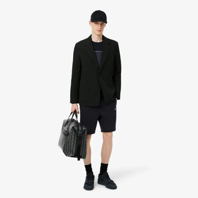 Szorty z polaru o regularnym kroju w stylu colorblock Szorty z polaru o regularnym kroju w stylu colorblock