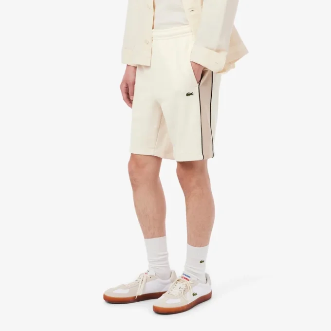 Szorty z polaru o regularnym kroju w stylu colorblock Szorty z polaru o regularnym kroju w stylu colorblock