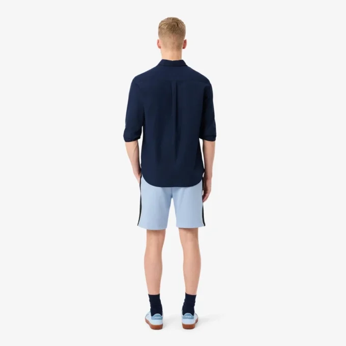 Szorty z polaru o regularnym kroju w stylu colorblock Szorty z polaru o regularnym kroju w stylu colorblock