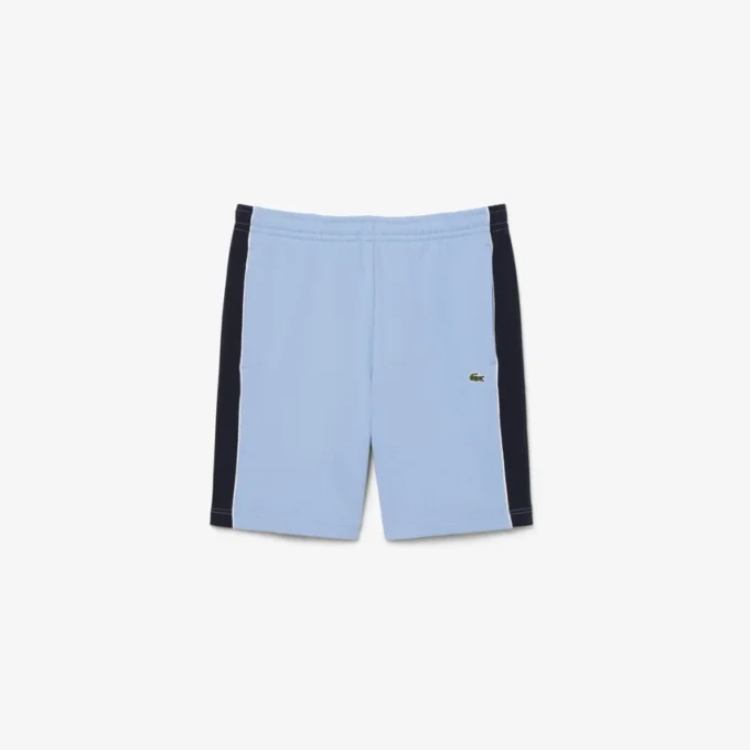 Szorty z polaru o regularnym kroju w stylu colorblock Szorty z polaru o regularnym kroju w stylu colorblock