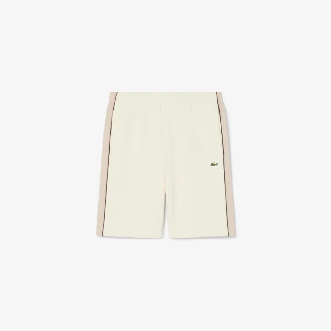 Szorty z polaru o regularnym kroju w stylu colorblock Szorty z polaru o regularnym kroju w stylu colorblock