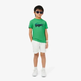 T-shirt dziecięcy Lacoste X Daniil Medvedev Ultra Dry