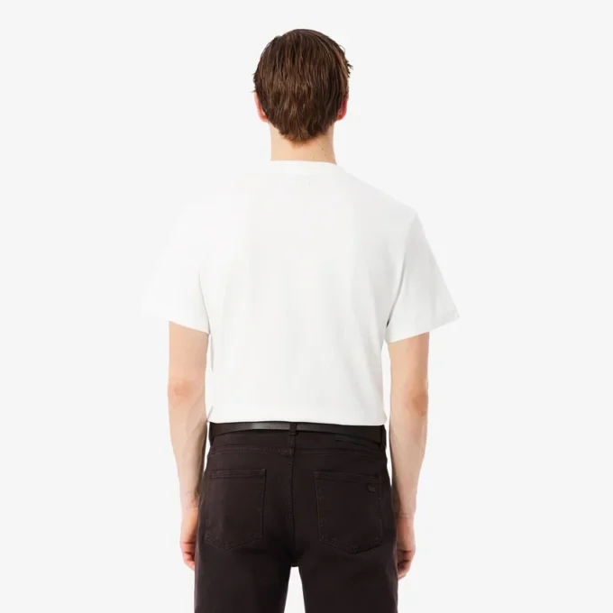 T-shirt o klasycznym kroju z dużą naszywką T-shirt o klasycznym kroju z dużą naszywką