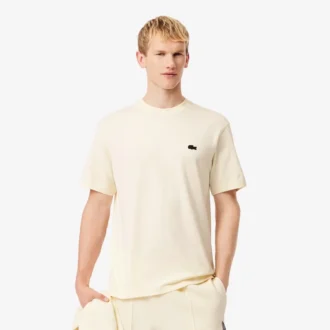 T-shirt z grubej bawełny z nadrukiem