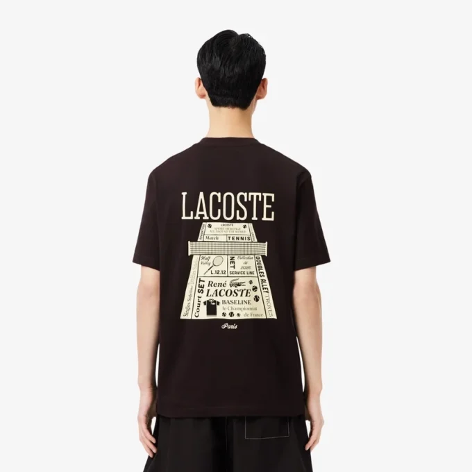 T-shirt z grubej bawełny z nadrukiem T-shirt z grubej bawełny z nadrukiem