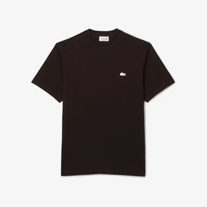 T-shirt z grubej bawełny z nadrukiem T-shirt z grubej bawełny z nadrukiem