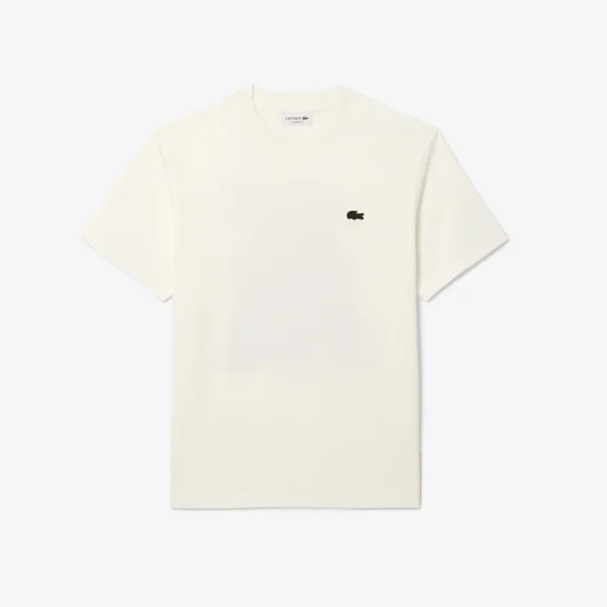 T-shirt z grubej bawełny z nadrukiem T-shirt z grubej bawełny z nadrukiem