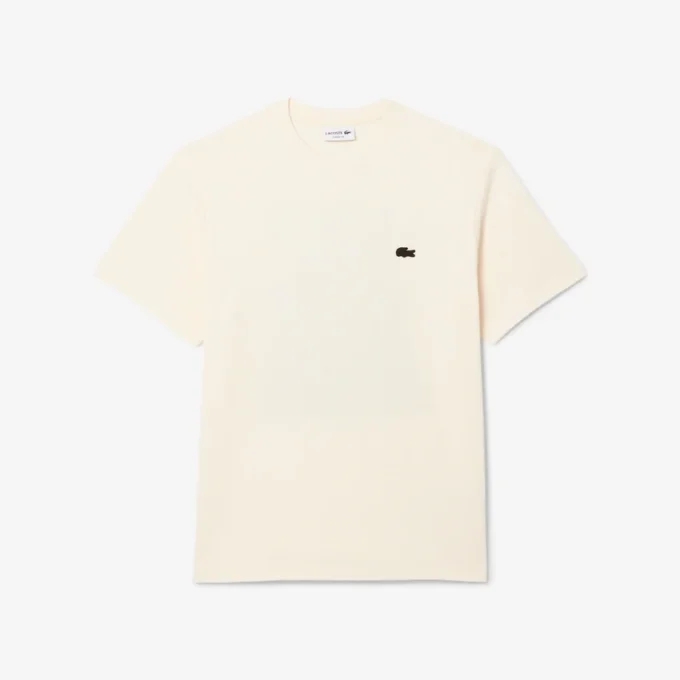 T-shirt z grubej bawełny z nadrukiem T-shirt z grubej bawełny z nadrukiem