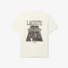 T-shirt z grubej bawełny z nadrukiem T-shirt z grubej bawełny z nadrukiem