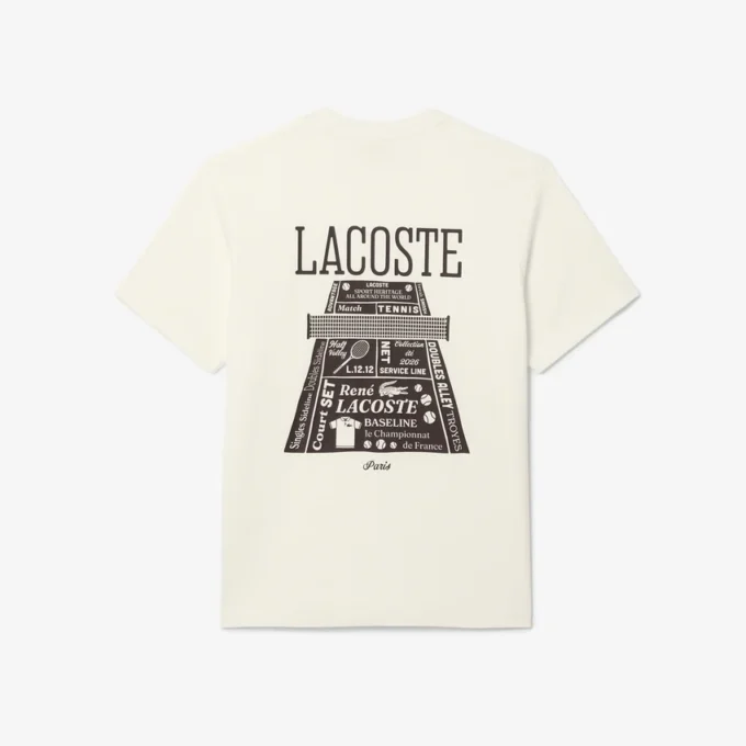 T-shirt z grubej bawełny z nadrukiem T-shirt z grubej bawełny z nadrukiem