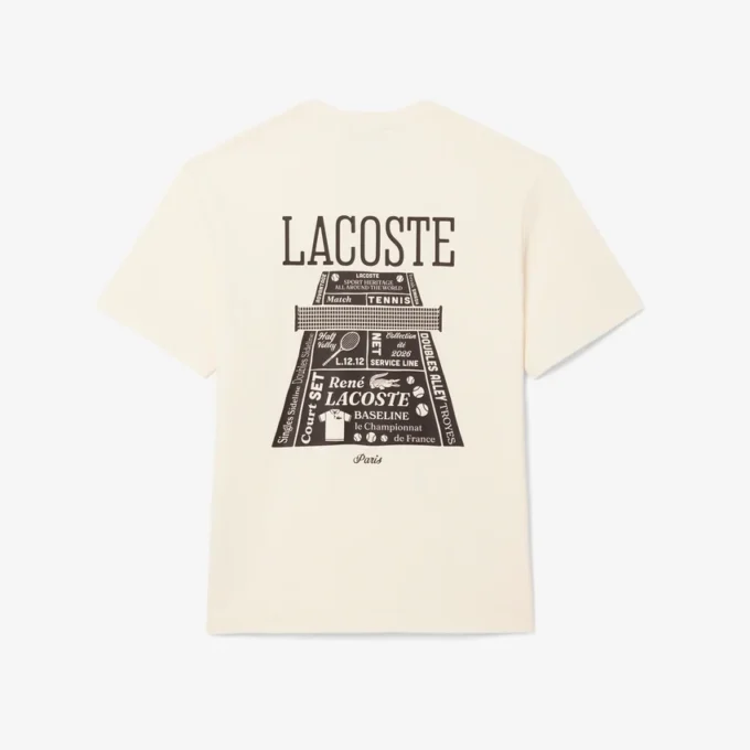 T-shirt z grubej bawełny z nadrukiem T-shirt z grubej bawełny z nadrukiem