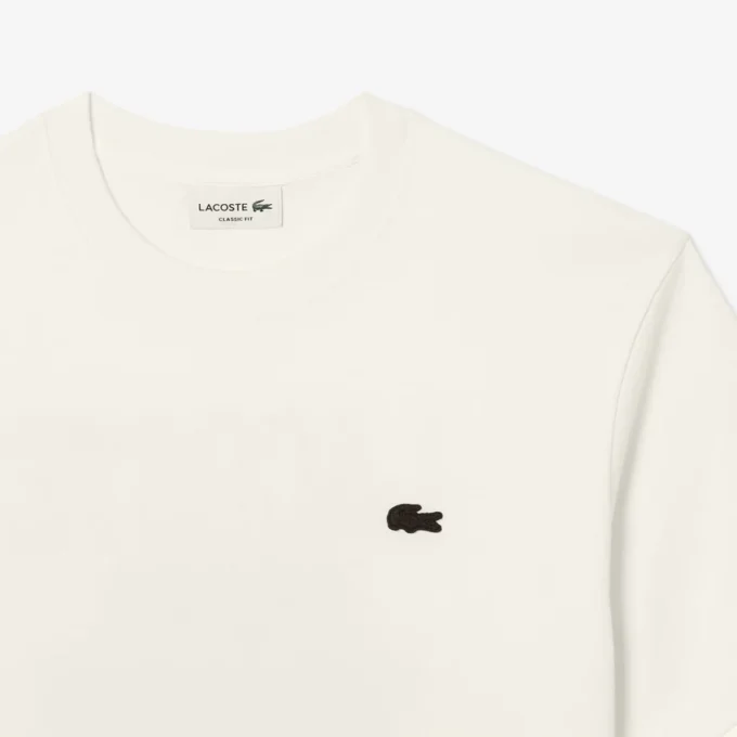T-shirt z grubej bawełny z nadrukiem T-shirt z grubej bawełny z nadrukiem
