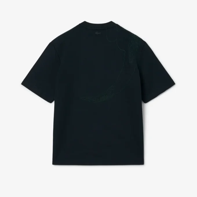 T-shirt z haftowanym krokodylem z kolekcji Runway T-shirt z haftowanym krokodylem z kolekcji Runway