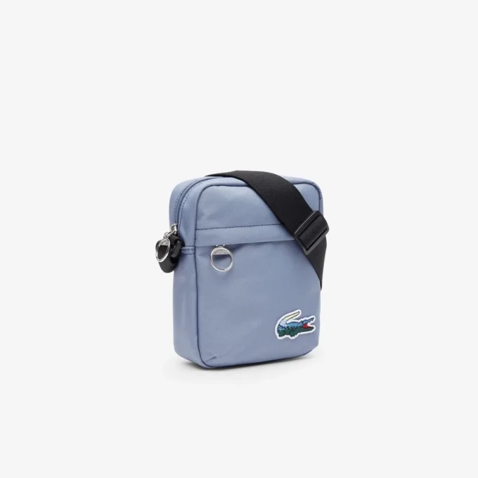 Torba typu satchel z motywem krokodyla w orientacji poziomej Torba typu satchel z motywem krokodyla w orientacji poziomej