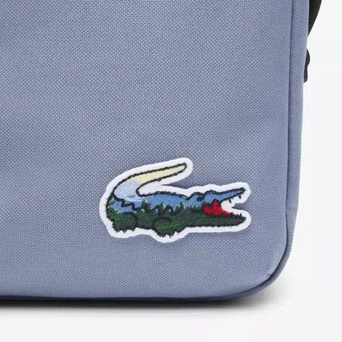 Torba typu satchel z motywem krokodyla w orientacji poziomej Torba typu satchel z motywem krokodyla w orientacji poziomej