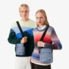 Torba typu satchel z motywem krokodyla w orientacji poziomej Torba typu satchel z motywem krokodyla w orientacji poziomej