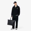 Torba weekendowa Lacoste Club z ziarniastej skóry Torba weekendowa Lacoste Club z ziarniastej skóry