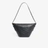 Torebka typu hobo z tłoczonej skóry Maheki Torebka typu hobo z tłoczonej skóry Maheki