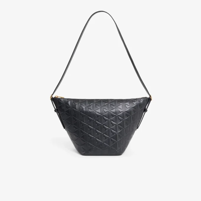 Torebka typu hobo z tłoczonej skóry Maheki Torebka typu hobo z tłoczonej skóry Maheki