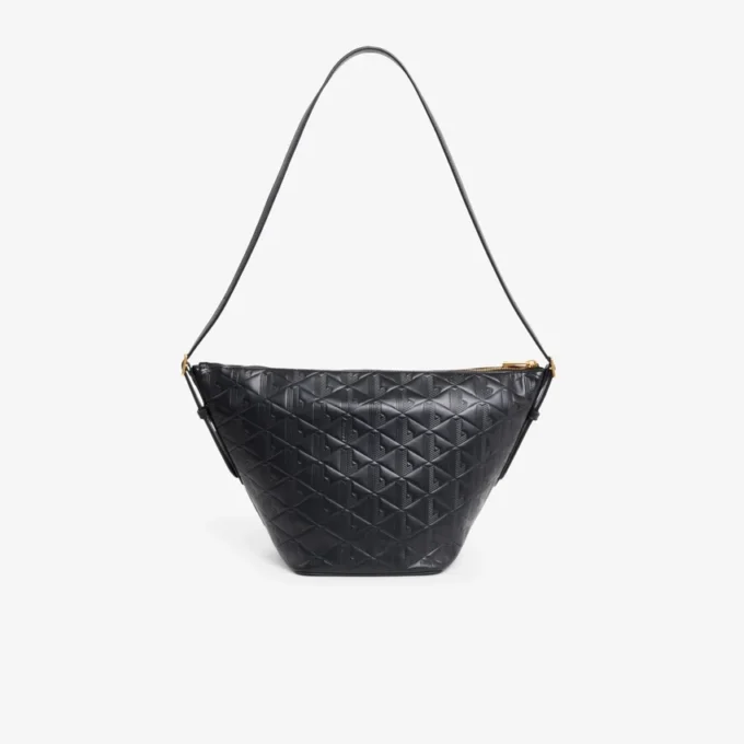 Torebka typu hobo z tłoczonej skóry Maheki Torebka typu hobo z tłoczonej skóry Maheki