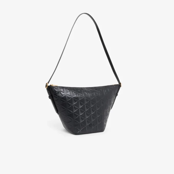 Torebka typu hobo z tłoczonej skóry Maheki Torebka typu hobo z tłoczonej skóry Maheki