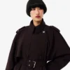 Trencz oversize z mieszanki wełny The Blend