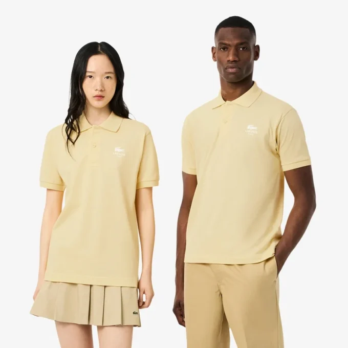 Unisexowa koszulka Polo L.12.12 o klasycznym kroju z charakterystycznym nadrukiem Unisexowa koszulka Polo L.12.12 o klasycznym kroju z charakterystycznym nadrukiem