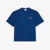 Unisexowy T-shirt z naszywką z grubej bawełny o luźnym kroju Unisexowy T-shirt z naszywką z grubej bawełny o luźnym kroju