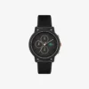 Zegarek Lacoste.12.12 Chrono, czarny i złoty, silikon